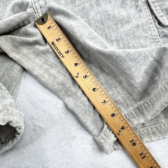 VTG Gramicci Cargo Shorts Men’s Large Gray Baggy Nylon USA Made Climbing Outdoor - Picture 15 of 16